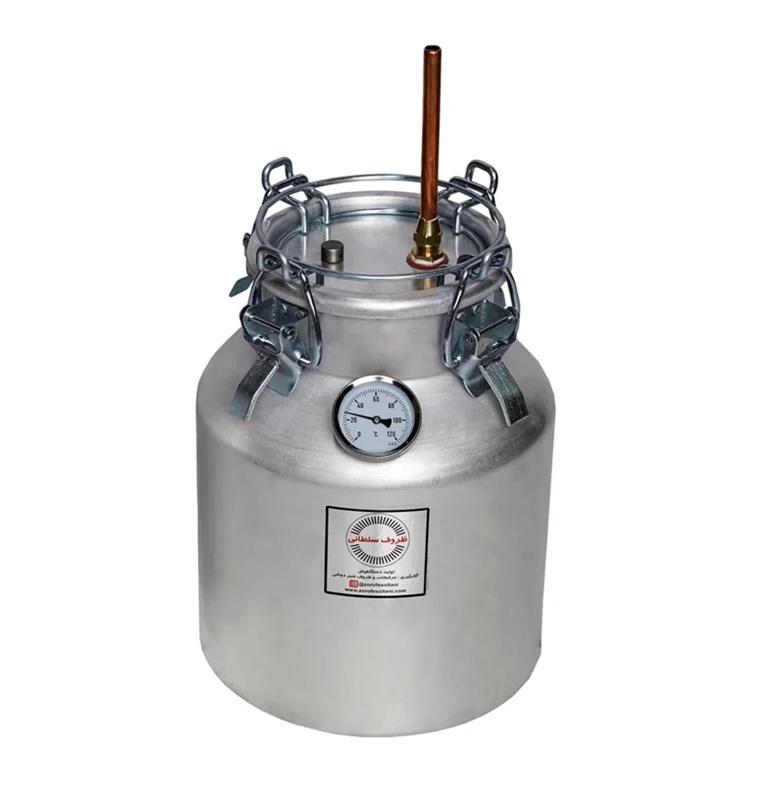 خرید دستگاه تقطیر در اصفهان دستگاه تقطیر 16 لیتری با کندانسور برقی و پک ویژه